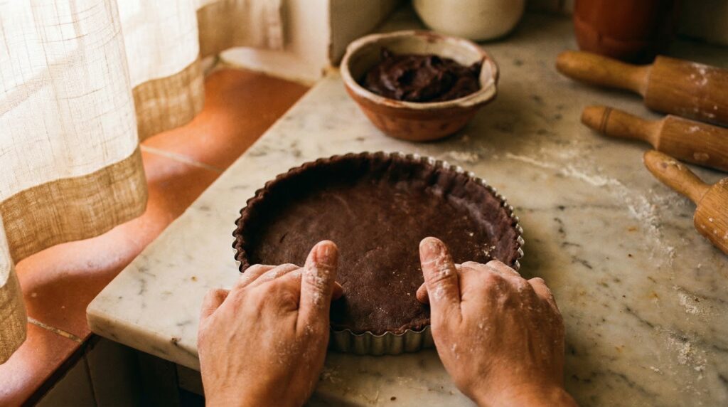 tarte alfarroba